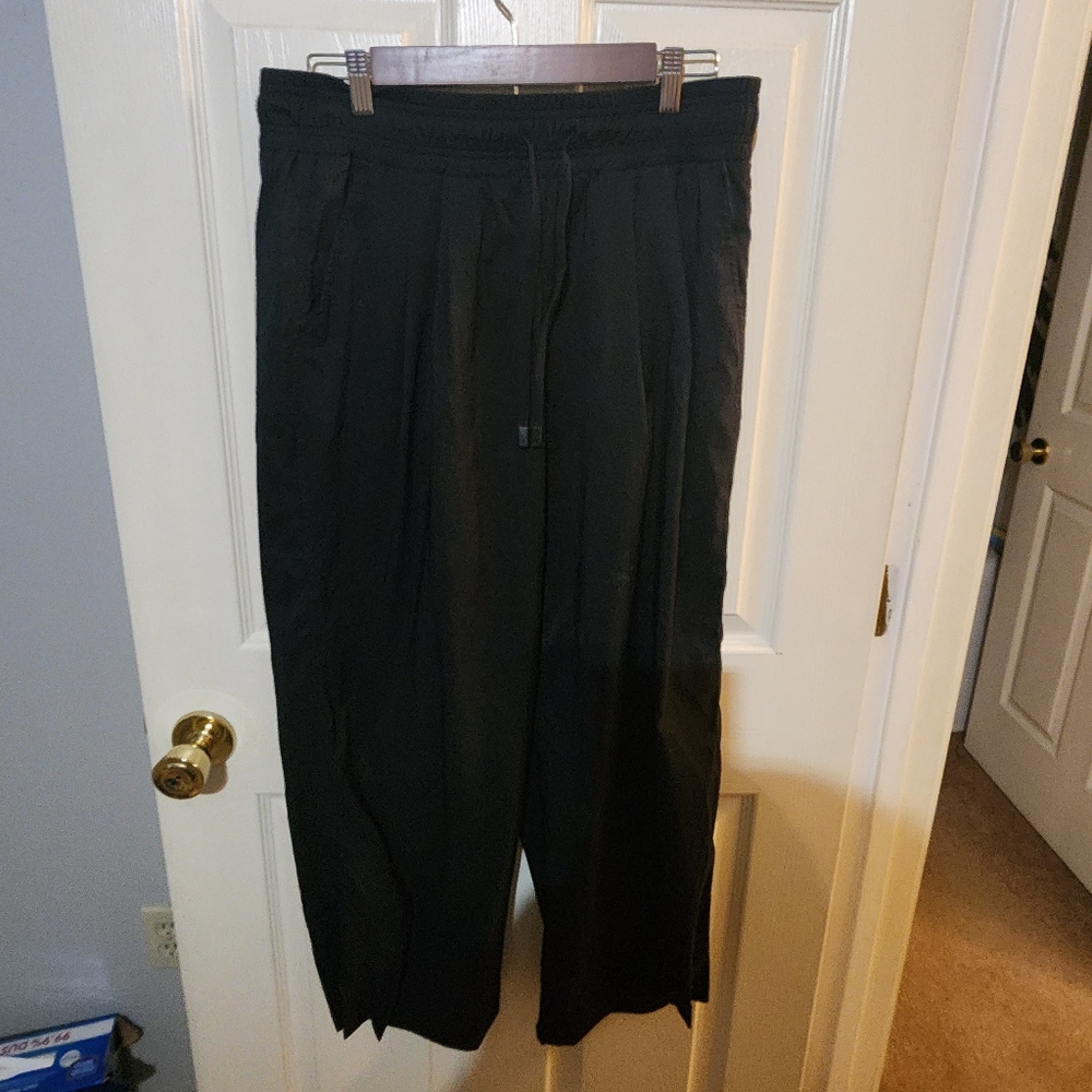 Athleta Black Track Pants - Picture 2 of 3